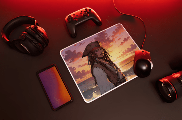 Captain Jack Sparrow 3MM Thick Rubber Mouse PAD for Office & Ideal for Gamers