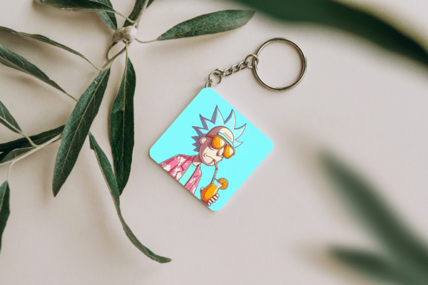 Chill out (Anime) – Keychain square (2X2) inch