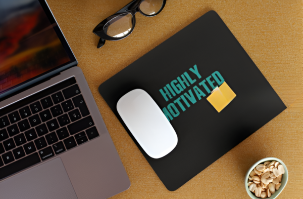 Motivational Mousepad - 3MM Thick Rubber Mouse PAD for Office & Ideal for Gamers